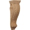 Ekena Millwork 7"W x 8 1/2"D x 26"H Medium Jumbo Acanthus Wood Corbel, Cherry CORW07X09X26ACCH - alternate 1